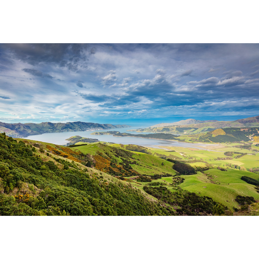 Lyttelton Omahu von Mlenny - Leinwandbild