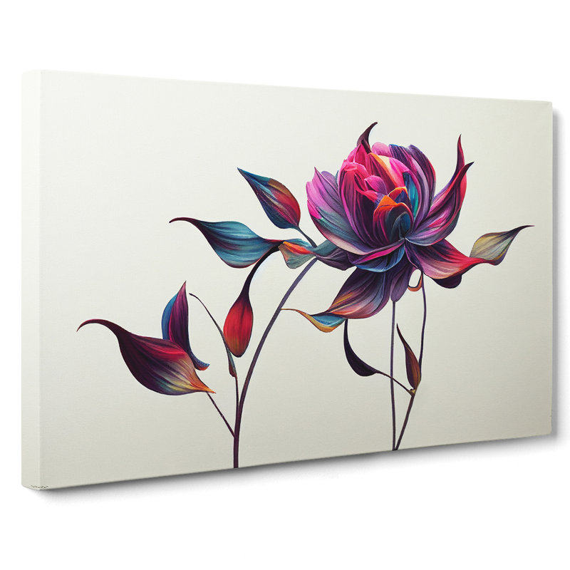 Dreamy Flower - Wrapped Canvas, 40cm H x 60cm W x 3cm D