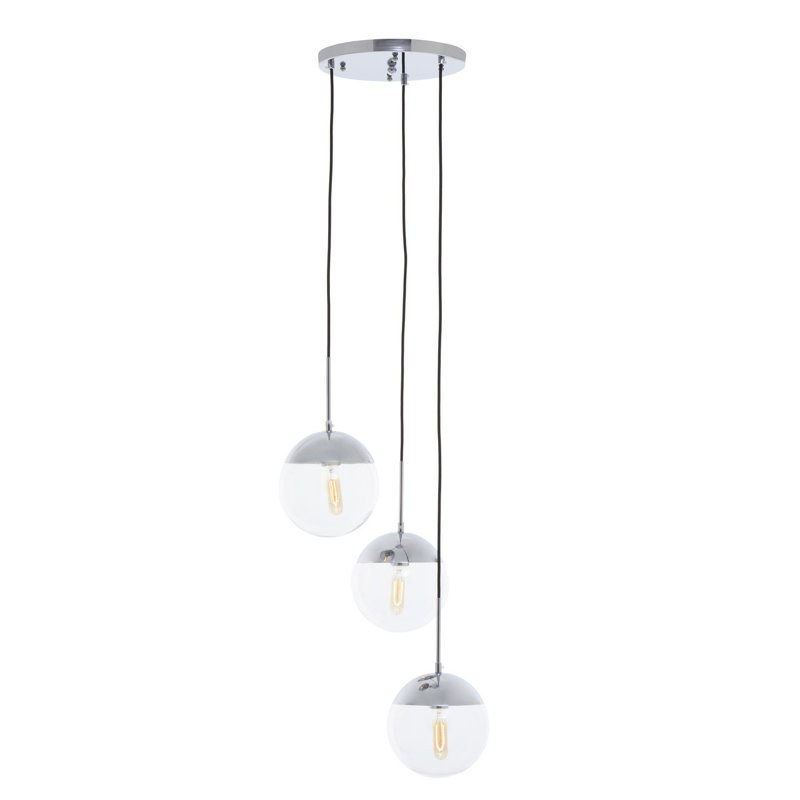 Royce 3 - Light Cluster Pendant, Silver
