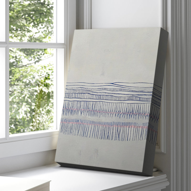 Abstrait, toile tendue avec châssis CDLxxxi - prêt à être accroché, H 27 po x l 18 po