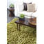 Tapis vert en laine touffeté à la main avec touffets allongés Montaro-1507605554