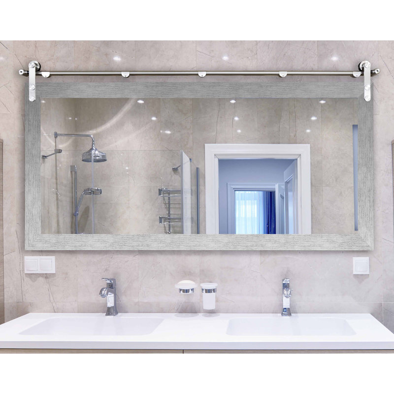 Neace Engineered Wood Flat Mirror, 30.5" x 61.5"