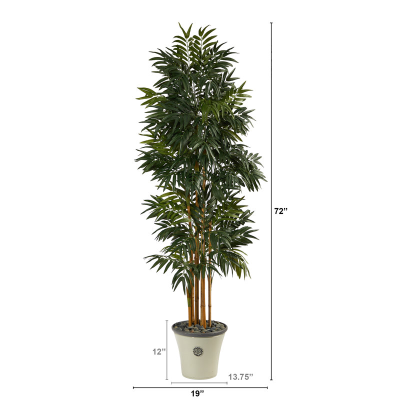 72'' Faux Palm Tree in Planter