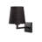 Modern Black Wall Lamp, Industrial Design, Metal Body | 11.8 x 9.4 inches, Height: 11.8 inches, Cap Diameter: 7.1 inches | E27 Socket, Max 40W, IP20 Rated | Perfect for Scandinavian & Novelty Home Decor-1736471220-1736471223