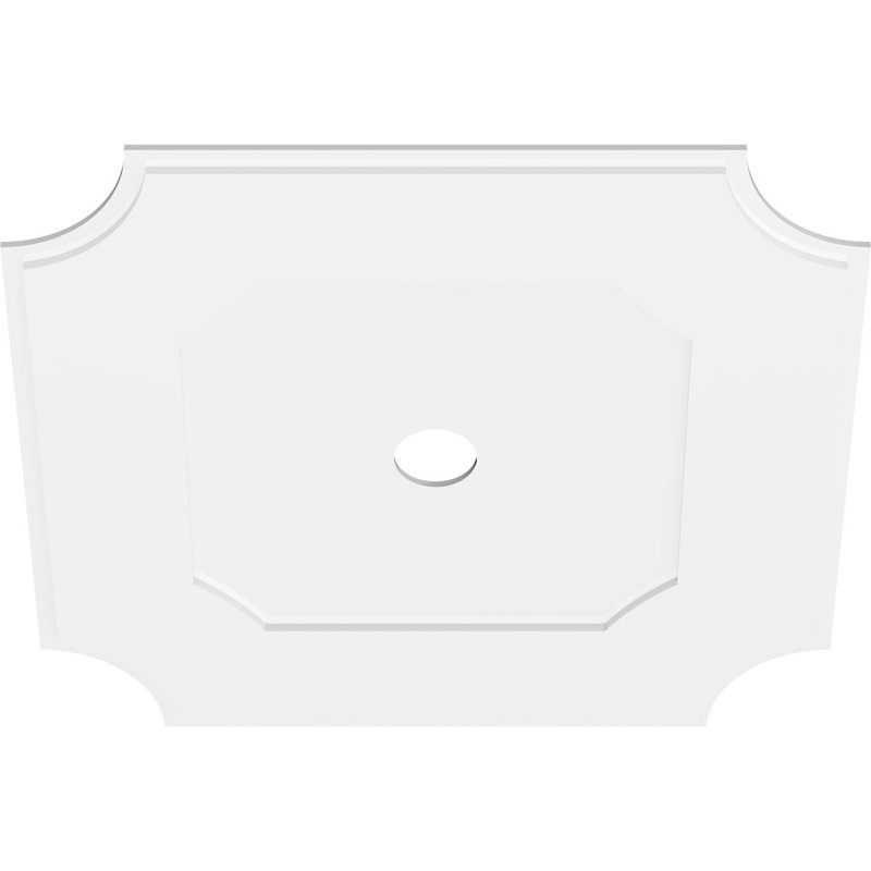 Locke Ceiling Medallion, 1" H x 40" W x 40" D