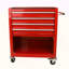 Chariot à outils rouge 4 roues avec 4 tiroirs-121650221