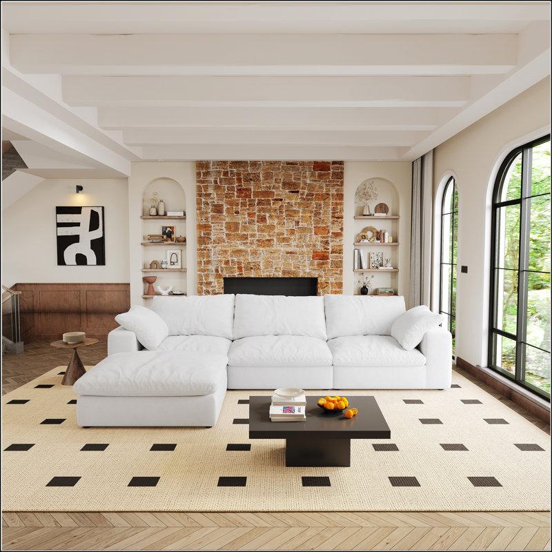 Sofa Ottoman with Storage, Only Ottoman