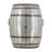 22.5X22.5X26" Drum Side Table