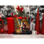Coussin Old English Sheepdog and Santa Claus-101410127