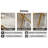 Janinda 8 - Person Glass Top Cross Legs Dining Set