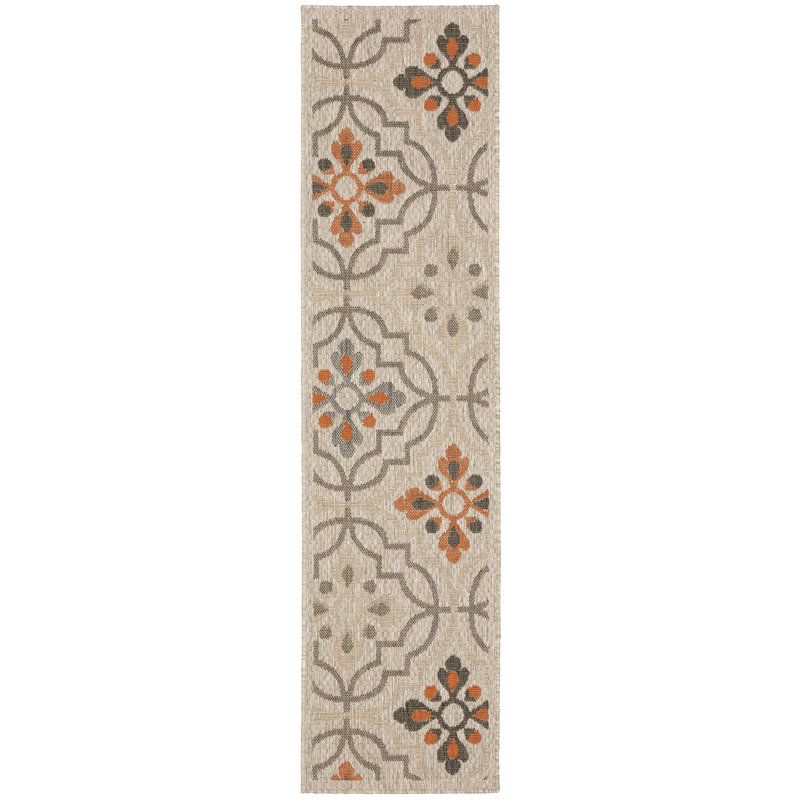 Izola Oriental Indoor/Outdoor Area Rug, Runner 1'10" x 7'6"