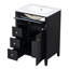 Meuble-lavabo 24 po avec lavabo, 3 tiroirs et armoire avec tablettes réglables-1136541653