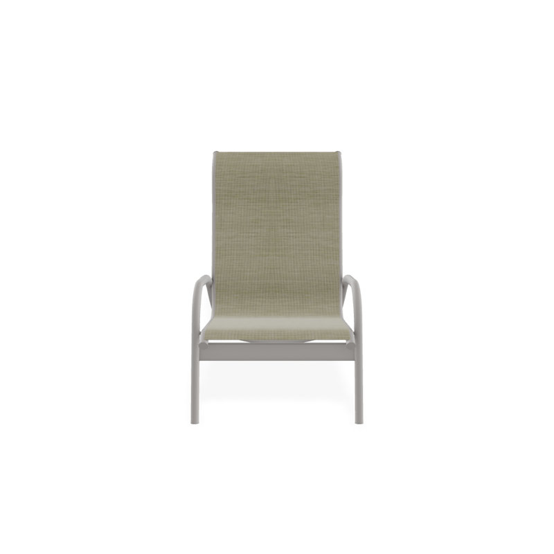Gardenella Patio Chair, Bristol Taupe Sunbrella®, Warm Gray