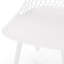 Chaises d'extérieur en polypropylène blanc-312688943