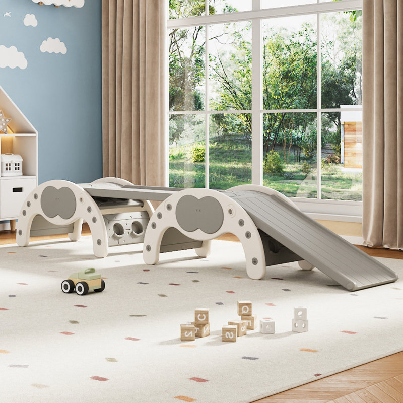 Freeport Park Indoor Slide, White/Grey