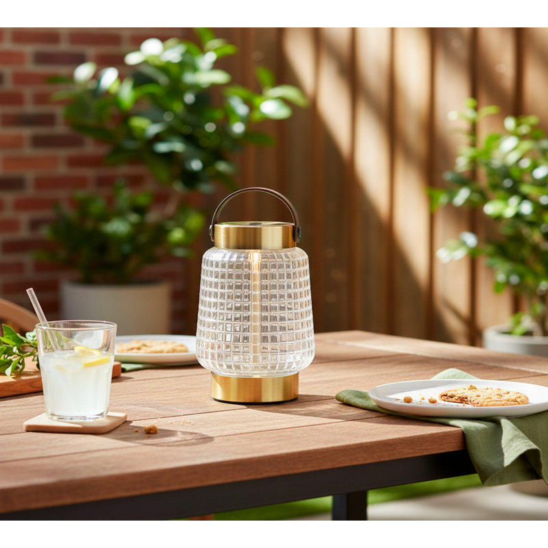 Lanterne de table Samara, H 7,75 po x l 4,825 po x P 4,825 po