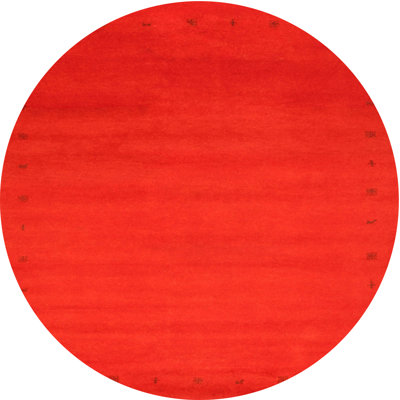 Tapis de zone orange contemporaine