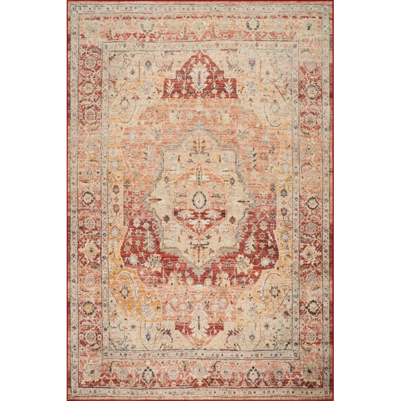 Nuloom Cirella Traditional Medallion Washable Area Rug, Runner 2'7" x 8'