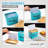 Recipe Box - White - 4"X6" Recipe Cards And Box Set - Durable Recipe Card Box With Thicker Metal - Includes 25 Cards And 10 Dividers