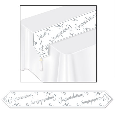 Printed Congratulations Table Runner
