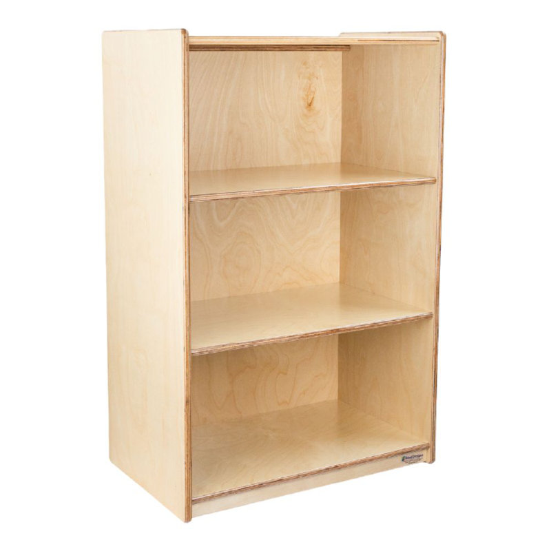 Mobile Birch Storage with (3) Shelves