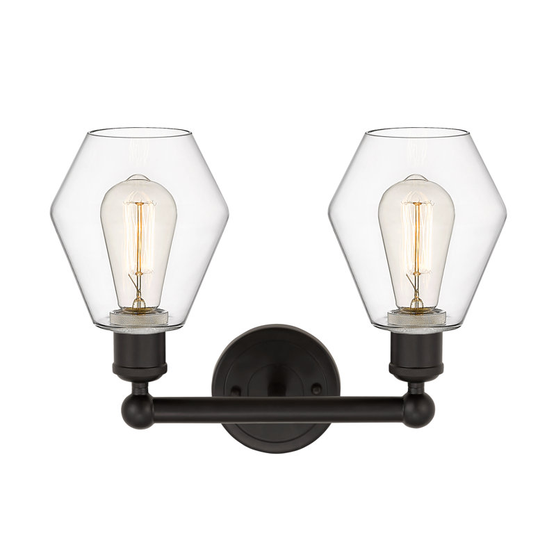 Gabbie 2 - Light Dimmable Vanity Light, Clear, Oil Rubbed Bronze