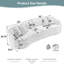 Canapé modulaire modulaire avec 4 coussins et design incurvé-1560083973