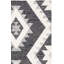 Tapis ivoire / noir en laine touffeté à la main Ares Southwestern-1501641549