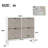 Modern Fluted Shoe Cabinet with 4 Flip Drawers, Narrow Shoe Storage for Entryway, Hidden Shoe Rack with Metal Legs, Farmhouse Freestanding Shoe Storage Organizer for Hallway, White+Grey-549774207