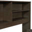 Lit de jour avec 2 tablettes latérales, 4 tiroirs et tablettes supérieures - solide, élégante et peu encombrante-118036358
