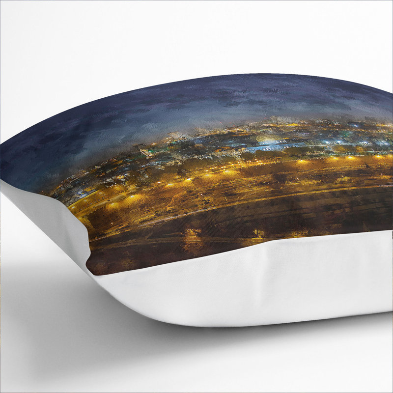 Square Cushion, 40cm H x 40cm W x 15cm D, White