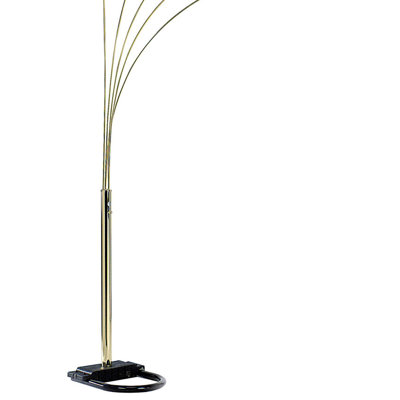 Lampe sur pied en métal