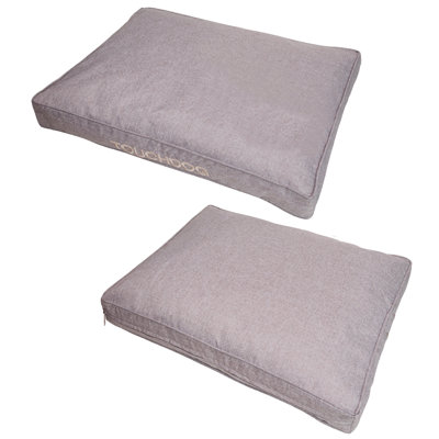 Touchdog 'Hushky' Water-Resistant Premium Rectangular Raised Dog Mat