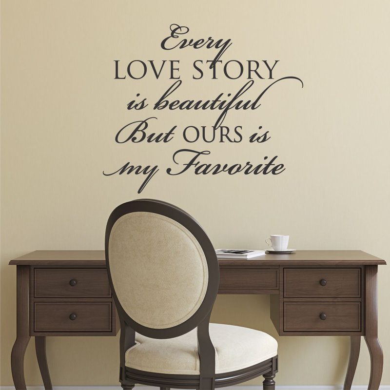 Text & Numbers Wall Decal