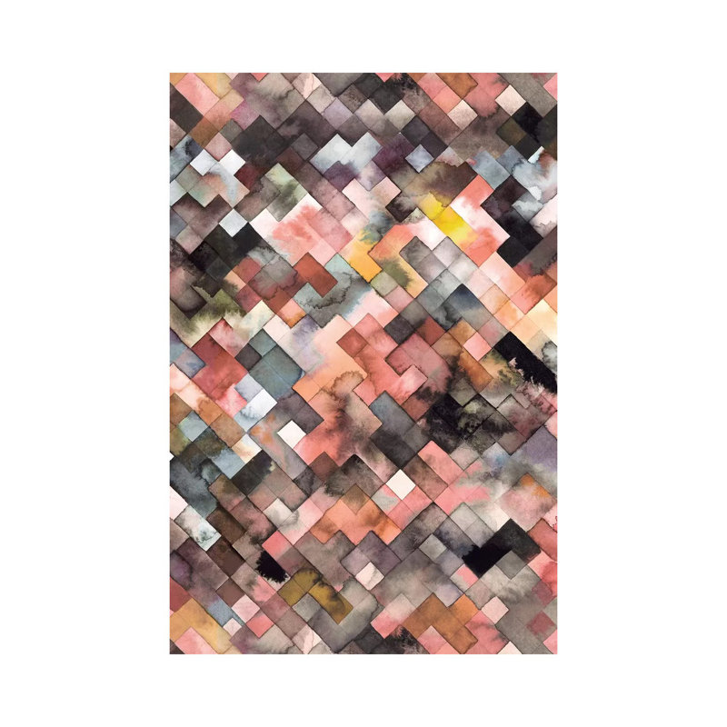Moody Geometry Rustic by Ninola Design - Wrapped Canvas Gallery-Wrapped Canvas Giclée, 30.48 cm H x 45.72 cm W