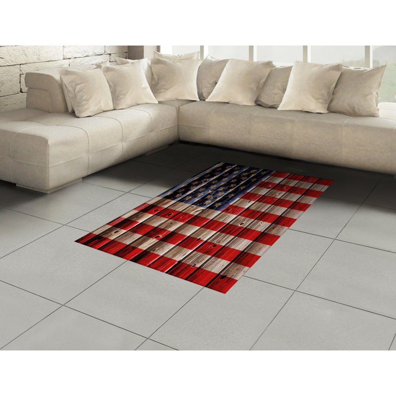 Provincetown Chequered Hand Woven Area Rug, Rectangle 120 x 180cm