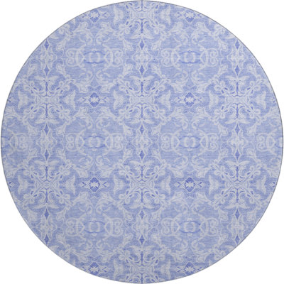 Premium Machine Washable Prisco Sky Rug