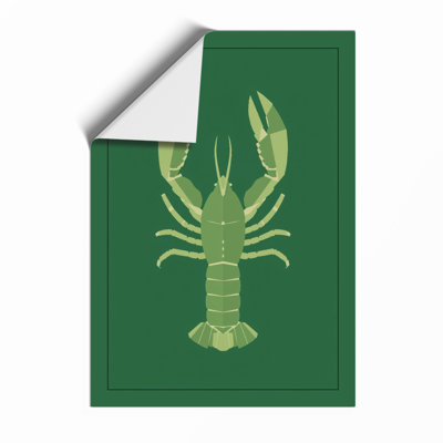 Lobster Study Botanical - Framed Print