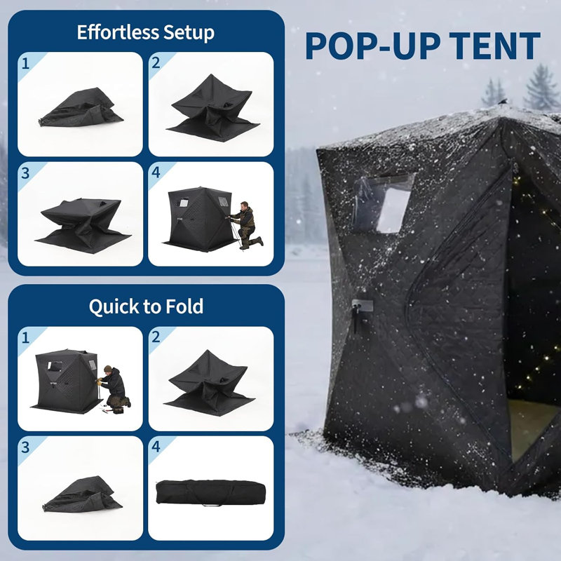 Tent, Black 60*60*76.2 INCH, 60*60*76.2 INCH