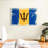 Borges Splattered Barbados Flag-109399159