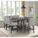 Durjan Walnut Dining Table