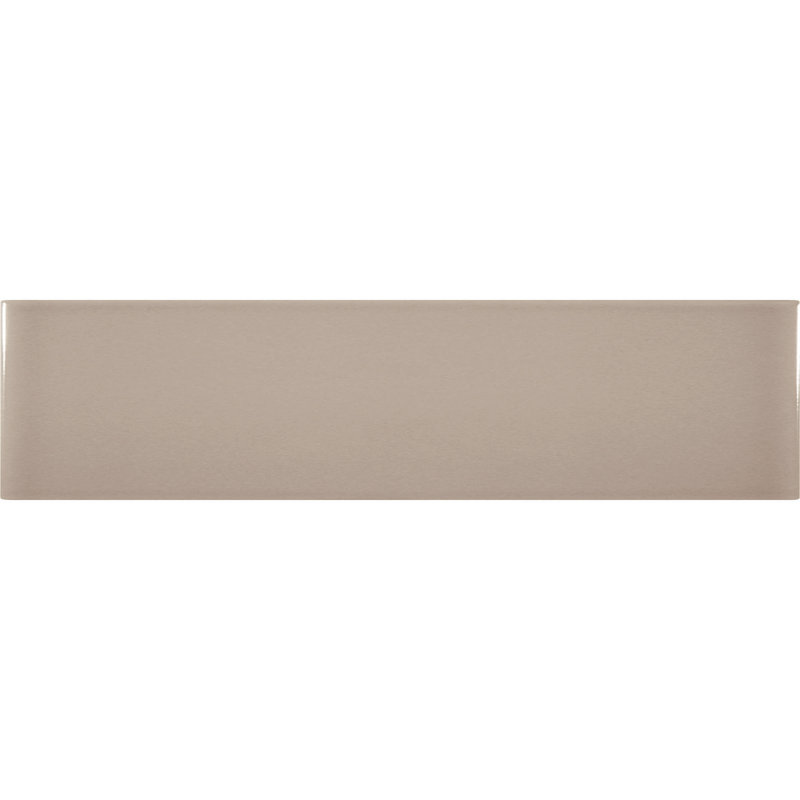 Urban Domain 3'' W x 12'' L Ceramic Subway Singular Tile, Taupe