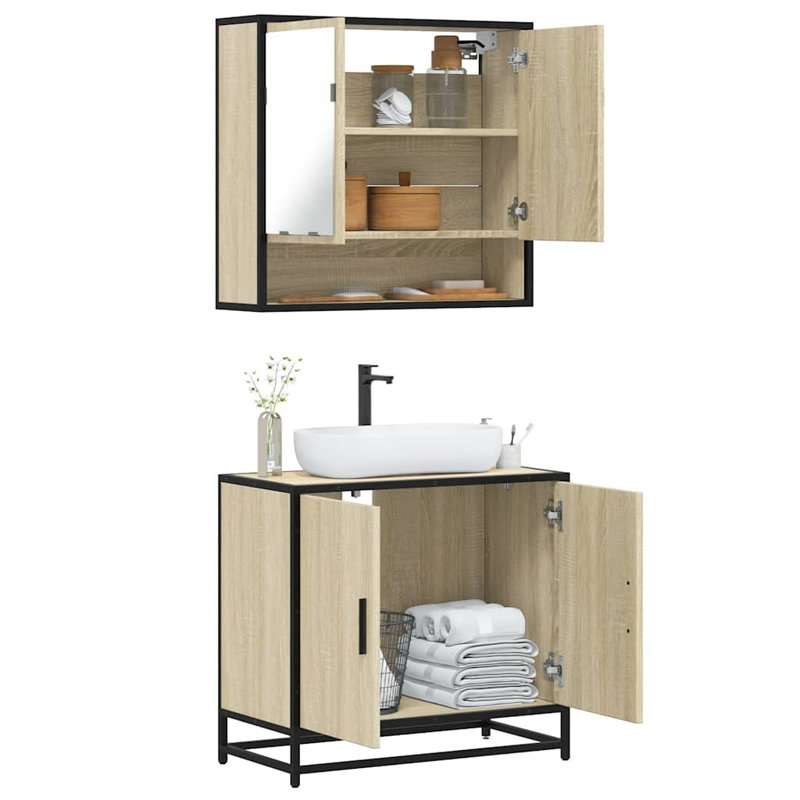 Bathroom Furniture Suite, Sonoma Oak