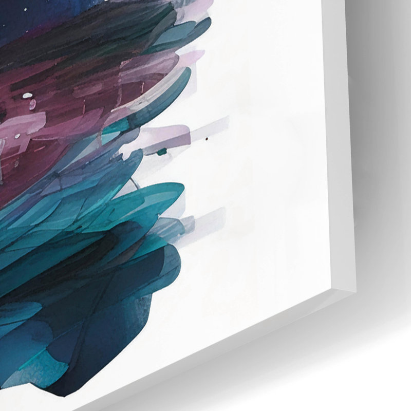  «Waterfall» par Andreas Magnusson, art mural en verre acrylique, 12 po x 16 po
