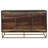 Engelmar 2-door 57-inch Wood Accent Storage Cabinet Black Walnut