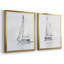 Alfhild Misty Harbor I, toile encadrée de qualité supérieure - prête à être accrochée-197900547-197900910-254788869