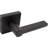 Square Matte Black Privacy (Bed & Bath) Door Lever