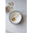 "The Minimalist Collection" White with Black Rim - Large Bowl 7"
