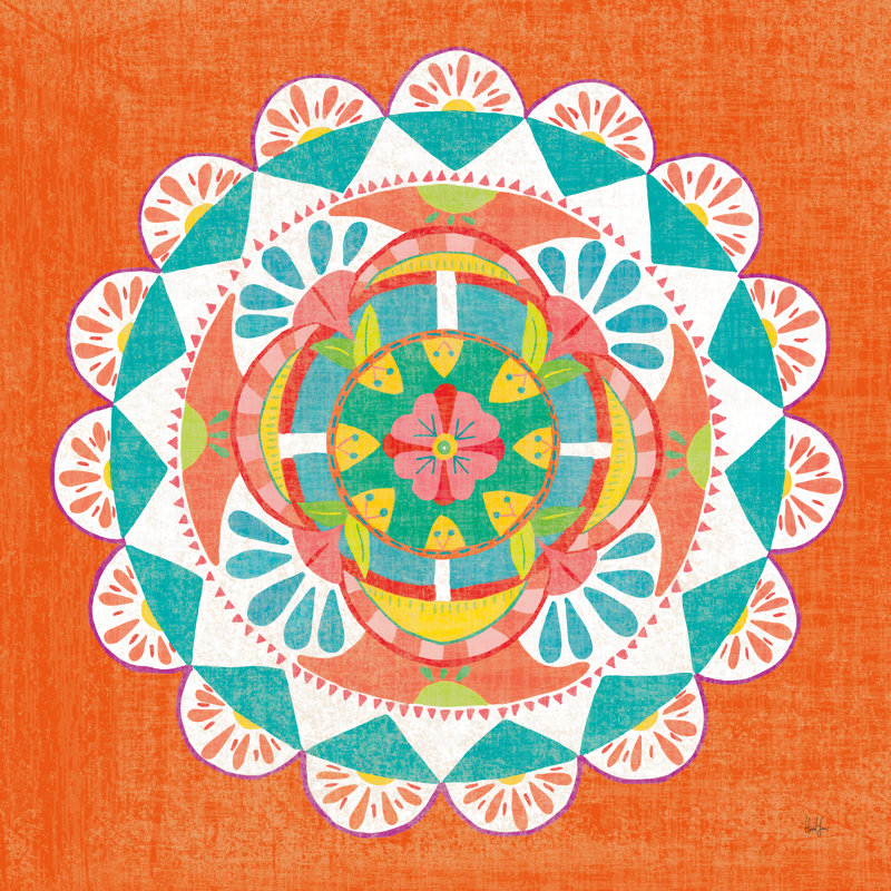 Like Frida IV by Harriet Sussman - Wrapped Canvas Painting, 76cm H x 76cm W x 3.8cm D