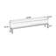 Solid Oak TV Stand with 4 Drawers-112692026